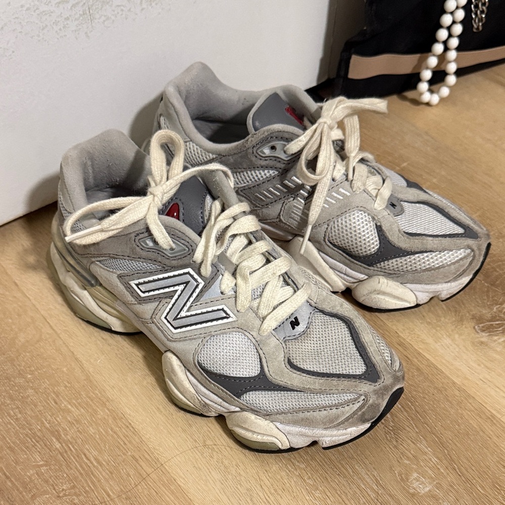 New Balance Light Gray Athletic Shoes